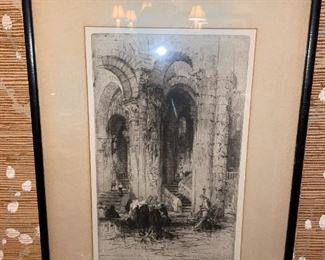 Hedley Fitton Etching!