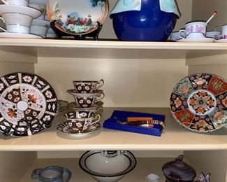 Royal Crown Derby Bone #2451, Japanese 19th Century Plates!