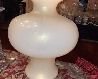 Barovier & Tosa Murano Gold Flake Hand Blown Large Vase!