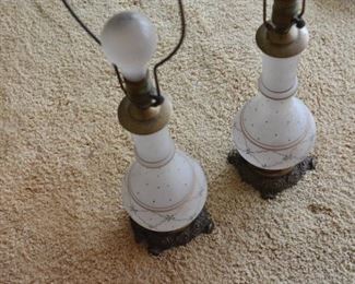 Vintage Berger Swivel Harp Lamps!