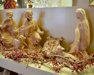 Terra Cotta Nativity Set!