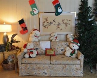 Pair of Mid Century Reupholstered Loveseats!