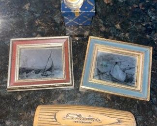  Mini Vintage Pictures, Glass Kiss!