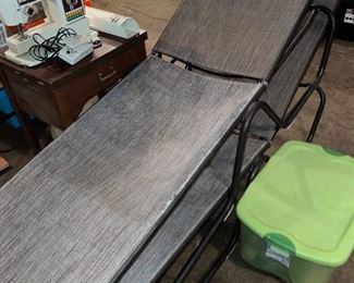 Metal/Mesh Lounge Chairs!