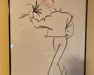 Ty Wilson “First Love” Framed Print Rare in Color!