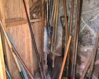 under the stairs shed