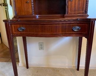 Antique mahogany Wabash secretary desk