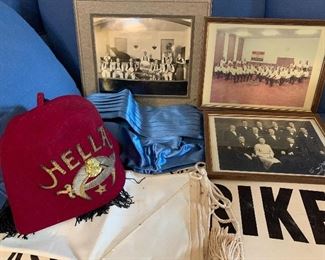 Shriners Memorabilia and "The Hella Band" and "Ted Jennings Band"
