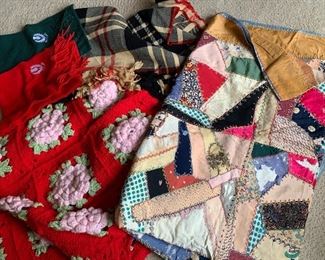 Crazy quilt, outrageous macrame