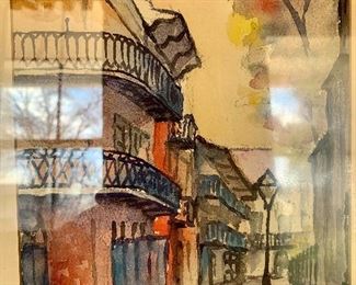 Fred Lyman New Orleans watercolors