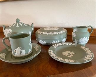 Wedgwood green Jasperware