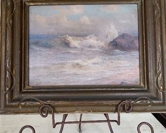 Angel Espoy (1879 - 1963, California)  seascape , original 