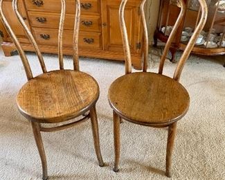Bentwood side chairs