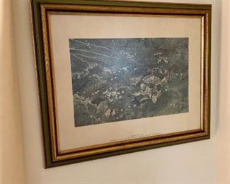 Andrew Wyeth print "Quaker Ladies"