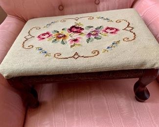 Needlepoint stool