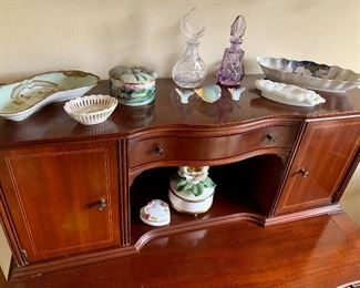 Sabino birds, perfume bottles