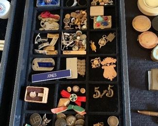 military insignia and metal 