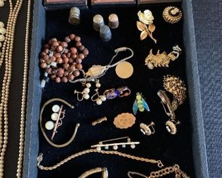 Daguerotypes, precious and semi-precious jewelry