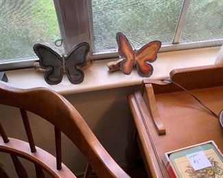 MCM metal butterfly art