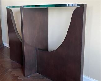 Art Deco style oval console - 2 available. Each measures 42" W x 31" H. Photo 2 of 2.