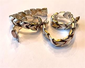 Sterling silver bracelets.