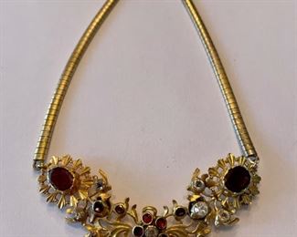 Statement necklace.