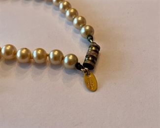 Les Bernard Inc. pearl necklace. Photo 2 of 2.