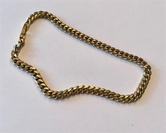 Gold 14" necklace.