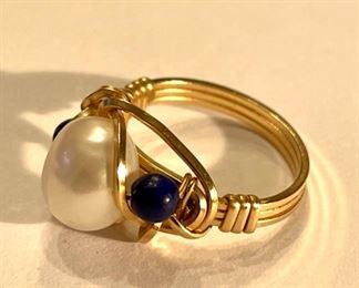 Vintage pearl ring.
