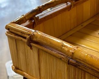 Bamboo tray. Photo 2 of 2.