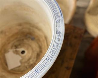 Blue & White Cachepot. Photo 2 of 2.