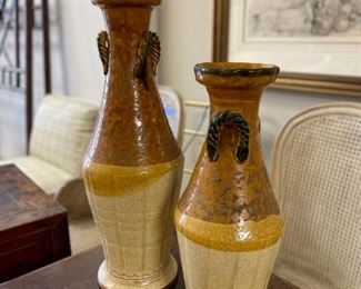 Decorative vases or candleholders. Photo 1 of 2.