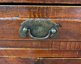 Antique Chinese Cabinet/Side Table. Measures 18" x 18" x 30. Photo 2 of 2.