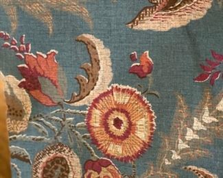 2+ yards of Thibaut "Ballantyne" fabric on bolt. Photo 1 of 2.