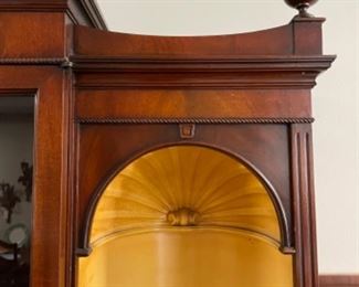 Antique cabinet/breakfront. Measures 50”W x 16” D x 80” H. Photo 3 of 3.