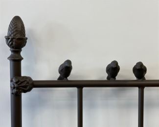 Full side size metal bed frame. Photo 3 of 3.