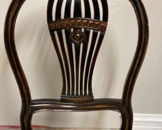 Ebony desk chair. Photo 2 of 2.