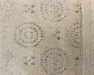 Neutral silk area rug. Measures 8’ x 10’. Photo 3 of 3.