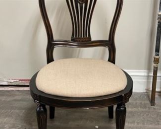 Ebony desk chair. Photo 1 of 2.