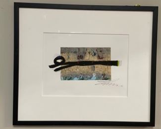 Modern art signed by artist.