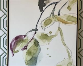 Leaf Branch Triptych I & II. Each measures 28” W x 36” H. Photo 3 of 3.