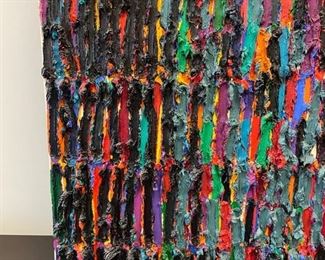 Original acrylic painting by Sarah Kemp. Measures 69" x 54". Photo 2 of 3.