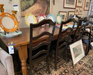 Custom reclaimed wood Farm House table. Measures 84” W x 36” D’ x 30.5” H with a 29.25” clearance. Photo 1 of 2.