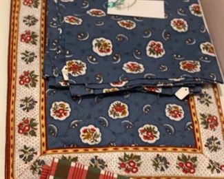 Sample of Pierre Deux Table linens.