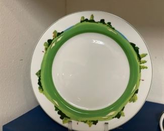 Set of special edition Limoge Philipe Deschamps “Hole In One.” Set includes Coffee, Cream & Sugar, set of 11 mugs, 18 dinner plates and 24 salad plates. New in box. Photo 1 of 3.