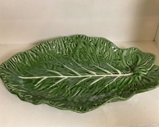 Sample of cabbage serving plates.