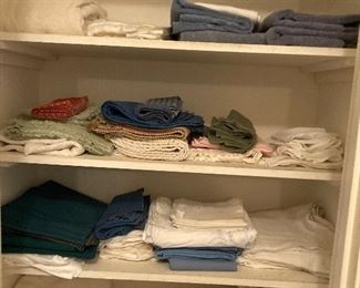 Small representation of linens.