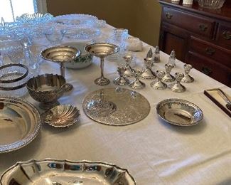 Sterling and plate.  More sterling to come.