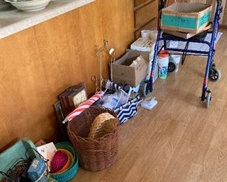 Yard sale items will be in the garage.