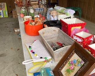 Gift items, reading glasses, purses, etc.